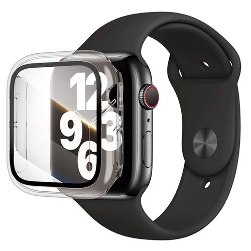  PanzerGlass - Protection d'&eacute;cran pour montre intelligente - corps complet - verre - couleur de cadre noir - pour Apple Watch Herm&egrave;s Series 9, SE 3, Series 10, Series 11, Series 8,