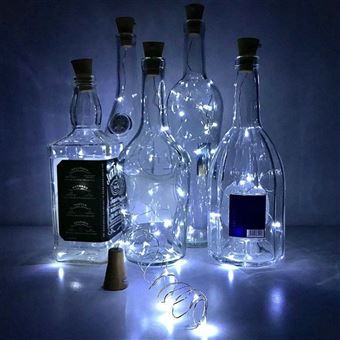 Guirlande lumineuse de Noël à LED en forme de bouteille 