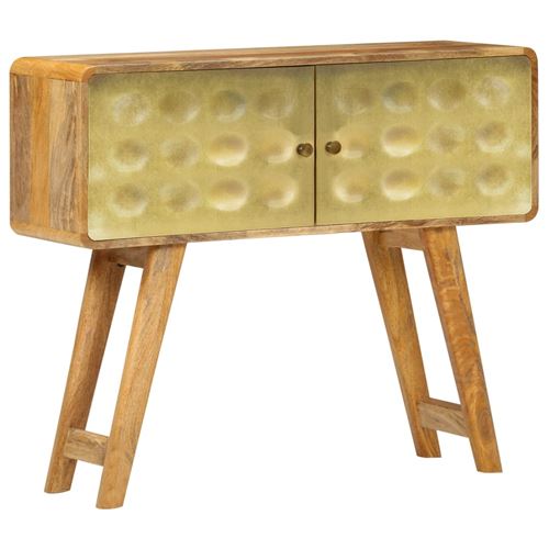 vidaXL Buffet Bois de manguier massif 90 x 30 x 77 cm