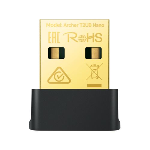TP-Link Archer T2UB Nano V1 - Adaptateur réseau - USB 2.0 - Wi-Fi 5, Bluetooth 4.2