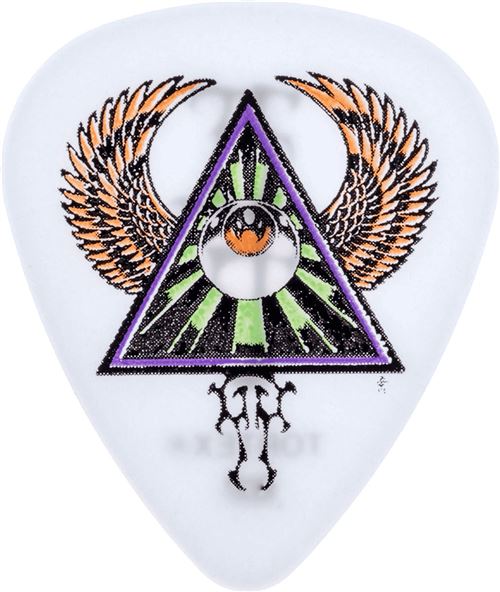 Non Communiqué Jim Dunlop Blackline Ii Alan Forbes, 36 Pack, Tri Eye, White 0.73 Mm Médiators