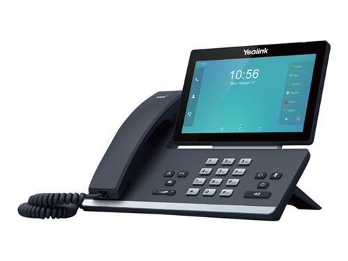 Yealink SIP-T58A - Téléphone VoIP - avec Interface Bluetooth - IEEE 802.11b/g/n (Wi-Fi) - à 5 voies capacité d'appel - SIP, SIP v2, SRTP - 16 lignes