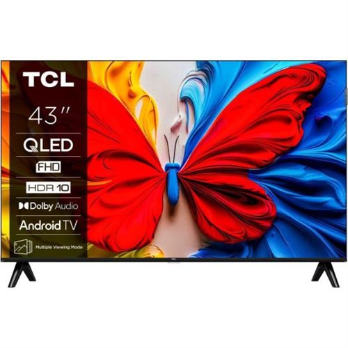 Téléviseur QLED TCL 43S51K 43 Full HD HDR10 Android TV 2x HDMI