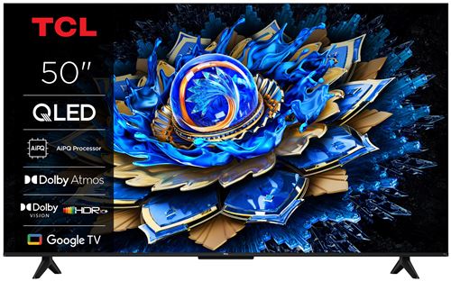 Téléviseur TCL 50T69C QLED 4K Ultra HD 50 pouces Smart TV Google TV