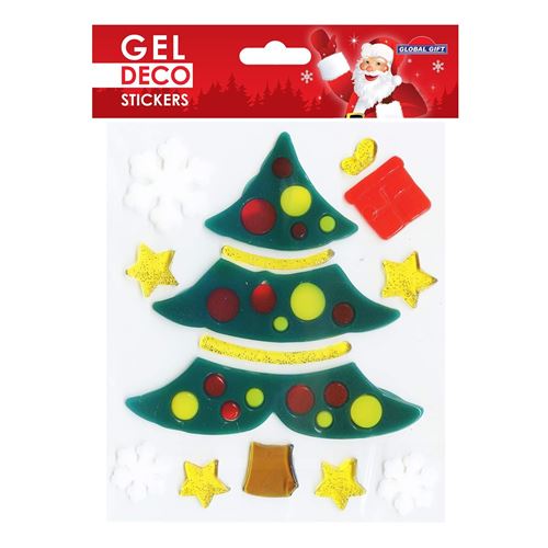 Stickers gel pour fenêtre - Tête de Renne - Global Gift