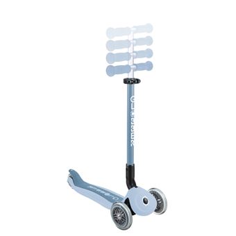 Globber GO UP Foldable Plus ECOLOGIC – Trottinette évolutive 3 Roues Avec Siège – 15 Mois à 6 Ans – Plastique Recyclé