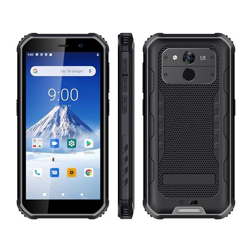 Smartphone Étanche Antichoc 4G Android 10 3GB+32GB Écran 5.5 Pouces Caméra 13MP Gris YONIS