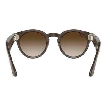 Lunettes de soleil Ray-Ban Stories Round Marron