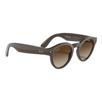 Lunettes de soleil Ray-Ban Stories Round Marron