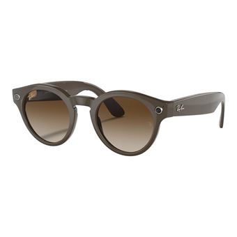 Lunettes de soleil Ray-Ban Stories Round Marron