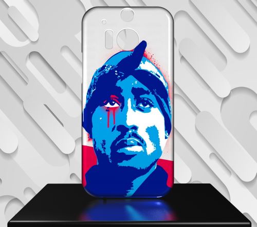 Coque Design HTC ONE M8 TUPAC SHAKUR - Réf 19
