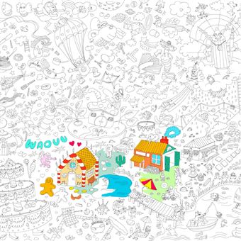 Poster à colorier Omy Fantastic XXL