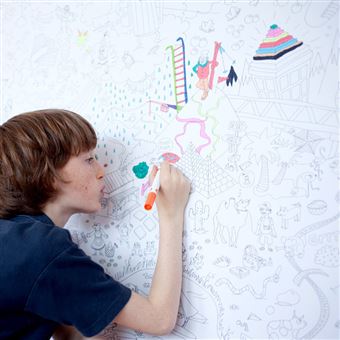 Poster à colorier Omy Fantastic XXL