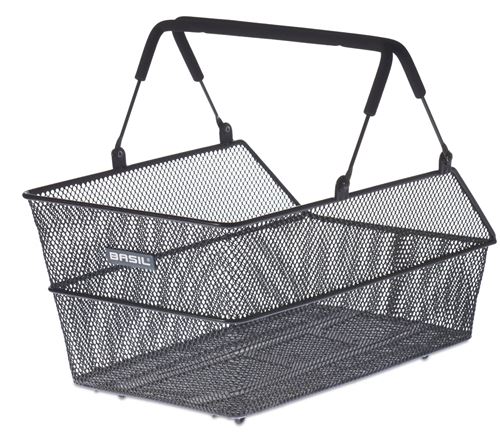BASIL Panier de bicyclette Cento derrière 27 litres noir amovibles