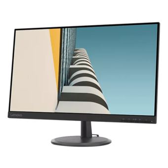 Lenovo C24-25 - Écran LED - 23.8" - 1920 x 1080 Full HD (1080p) @ 75 Hz - VA - 250 cd/m² - 1000:1 - 4 ms - HDMI, VGA - noir corbeau
