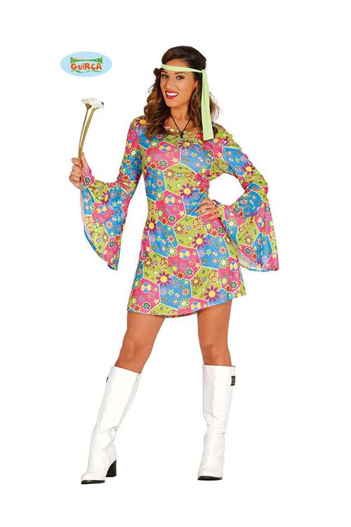 Costume Hippie Flower Power Femme - L