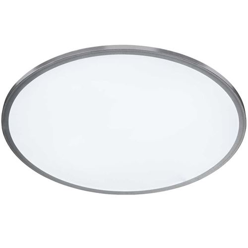 Wofi Plafonnier à LED Linox 40x5 cm Argenté