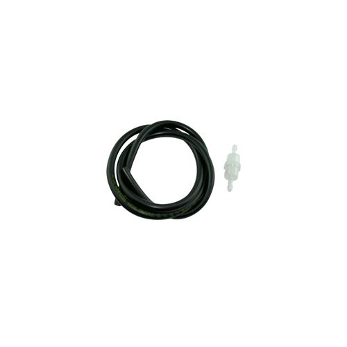 Durite essence 6x9 noir (1 metre) + filtre essence conique
