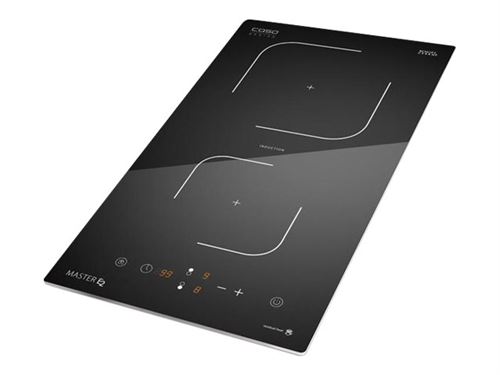 CASO Design Master E2 - Table de cuisson à induction - 2 plaques de cuisson - Niche - largeur : 27 cm - profondeur : 51 cm