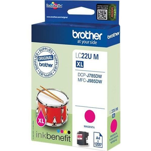 Brother LC22UM - XL - magenta - origineel - inktcartridge