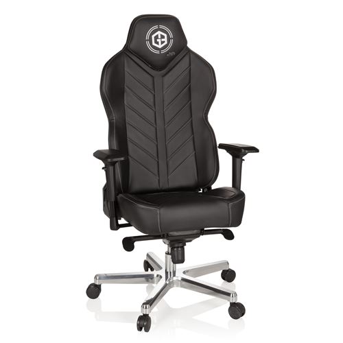 Chaise gaming chaise de bureau gamebreaker colossus simili cuir noir hjh office 734270 