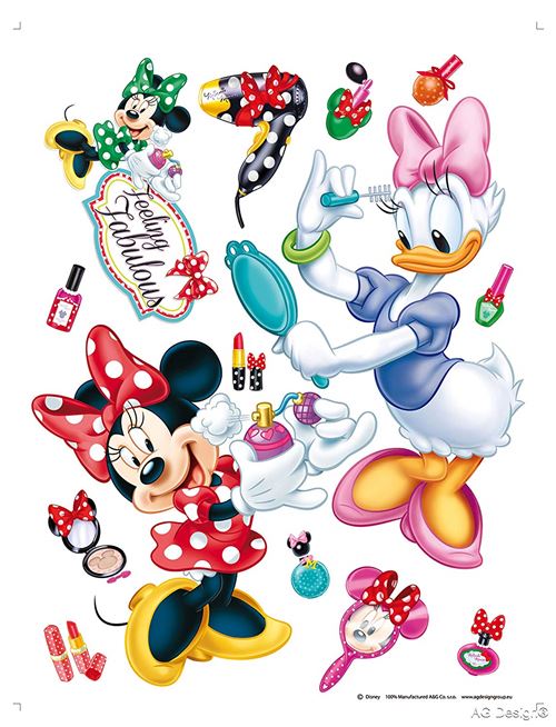 AG Design DK 1767 autkleber Autocollant Mural Disney Minnie Mouse