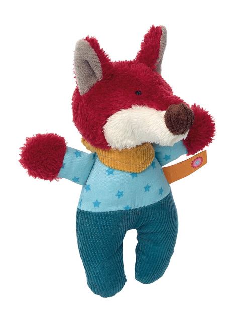 sigikid, Garçon, Hochet Renard, Hubert Hallali, Rouge/Bleu, 42202