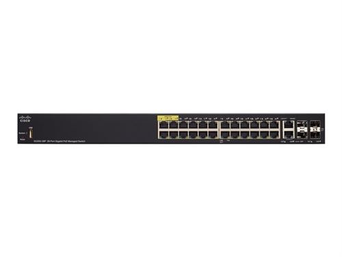 Cisco Small Business SG350-28P - switch - 28 poorten - Beheerd - rack-uitvoering