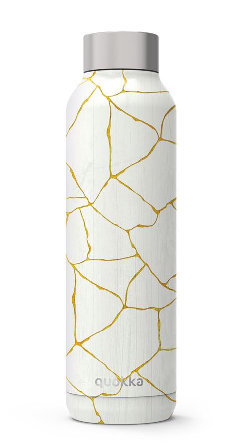 Quokka gourde en acier inoxydable SolidKintsugi 630 ml blanc