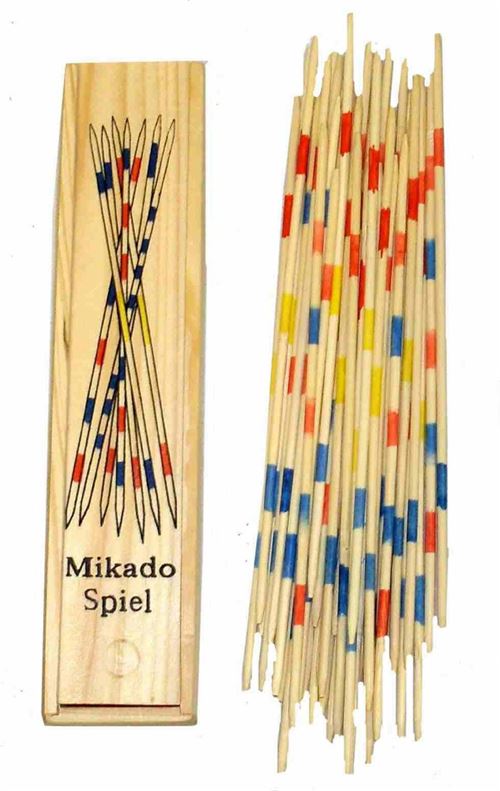 Hobbytech - Mikados - Coffret Plumier De 40 Pièces En Bois 26 Cm