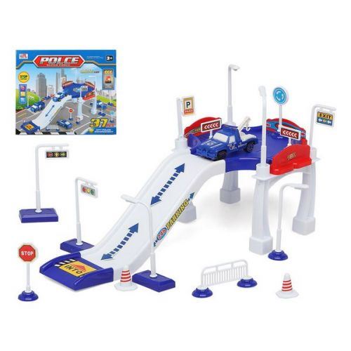 Garage Parking avec Véhicules Police 111360 (37 pcs)