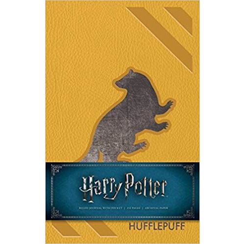 Harry Potter: Hufflepuff Hardcover Ruled Journal (Anglais) Relié