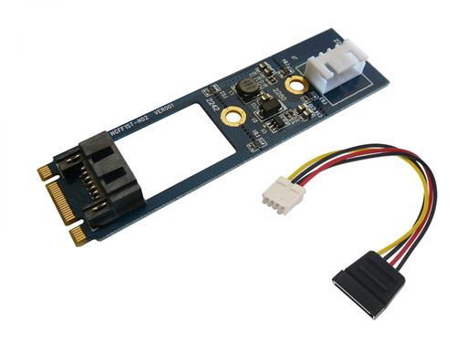 Carte M.2. - 1 port SATA Avec cordon d'alimentation Avec cordon d'alimentation