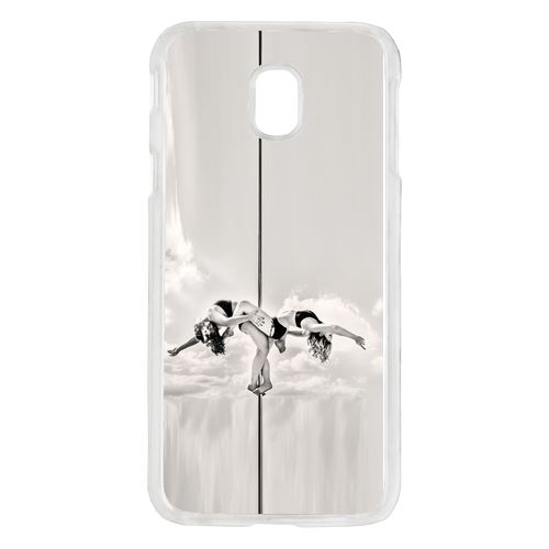 Coque Pole Dance Nuage Compatible Galaxy J7 2017 Transparent