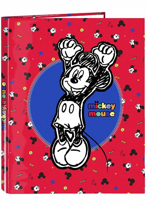 Disney Mickey Oh Boy classeur A4 avec feuilles