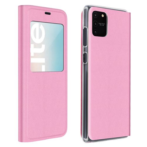 Étui pour Samsung Galaxy S10 Lite avec Fenêtre d'affichage Rose