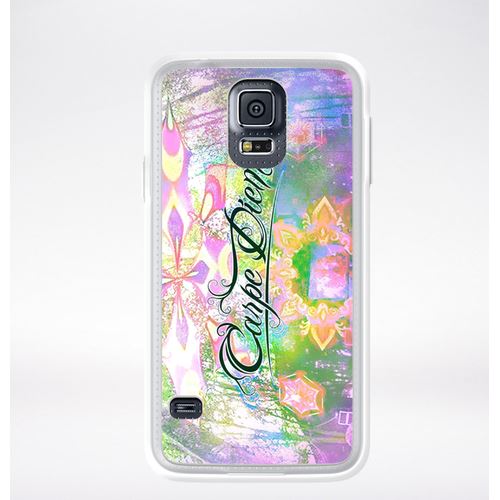 Coque Carpe Diem Compatible Samsung Galaxy S5 Transparent