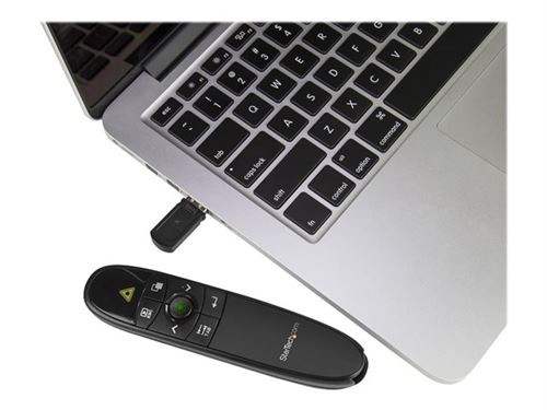 Startech.com Noir Startech Télécommande De Présentation Sans Fil Avec Pointeur Laser Vert - 27M - Zapette Pour Mac / Windows (Presremoteg) - Télécommande De Présentation - Rf - Image 1