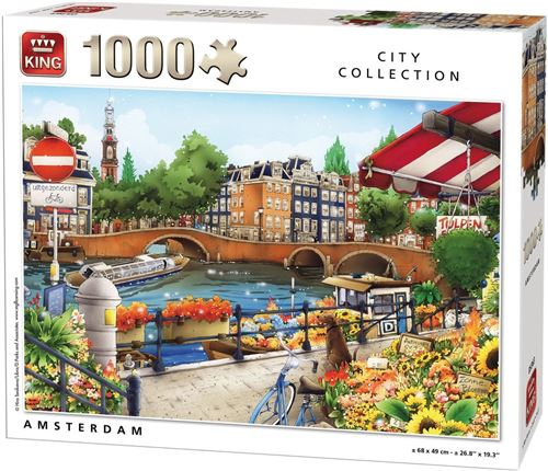 King Amsterdam 1000 pièces du puzzle