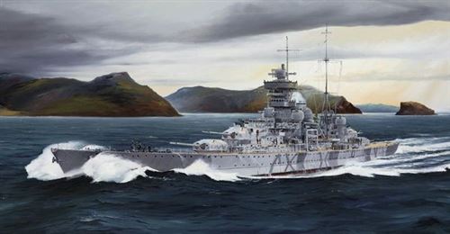 German Cruiser Prinz Eugen 1942 - Trumpeter