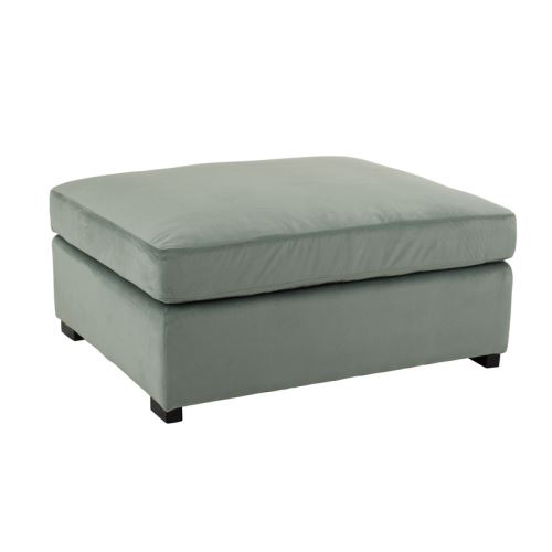 Pouf en Velours menthe - RURUTU