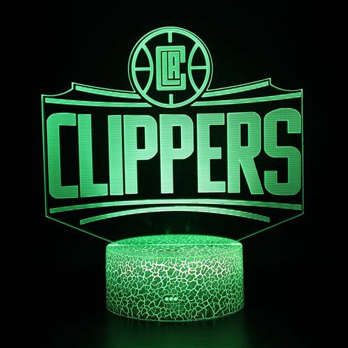 Stack Lampe 3D Tactile Veilleuses Enfant 7 Couleurs Avec Telecommande - Nba #1344 - Image 1