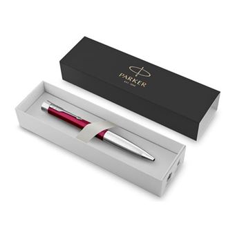 Stylo à bille Parker Urban avec Finitions Chromées Magenta Rouge