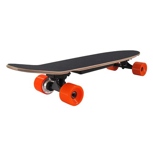 26 350W Hub-Motor Skateboard Planche à roulettes de poisson Roues de 2,9 Orange
