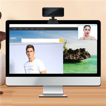 Cam ra Web HD 1080P avec microphone Pour PC de bureau Webcam