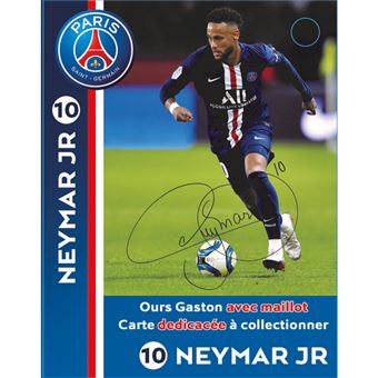 Peluche PSG Ours Gaston 20 cm Neymar JR - Accessoire poupée