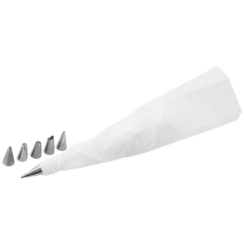Poche à douille et 6 embouts de décoration en inox Zenker ref 42788