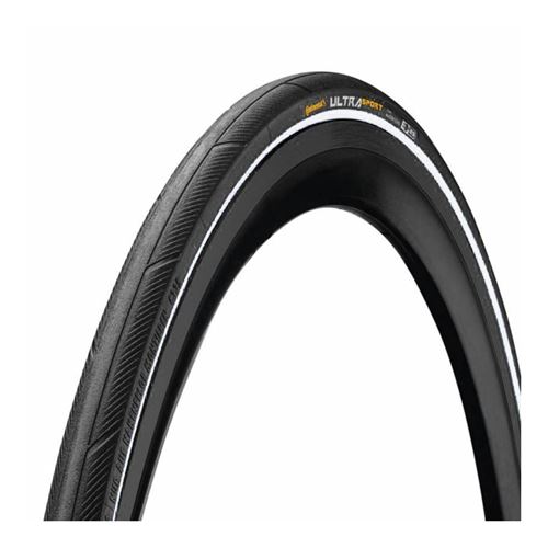 Pneu route 700 x 25 continental ultra sport3 noir-blanc 180tpi ts (25-622)