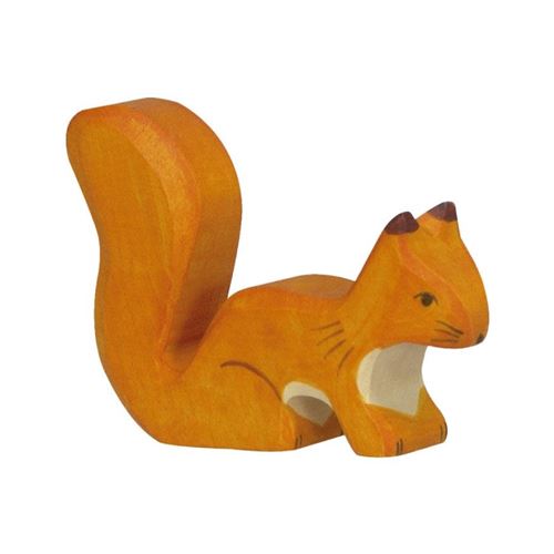 figurine holztiger ecureuil 7.5 cm