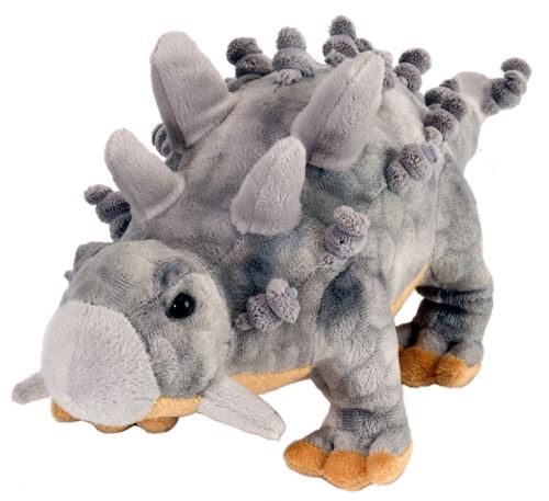Wild Republic Dinosauria peluche peluche Ankylosaurus 25 cm gris peluche